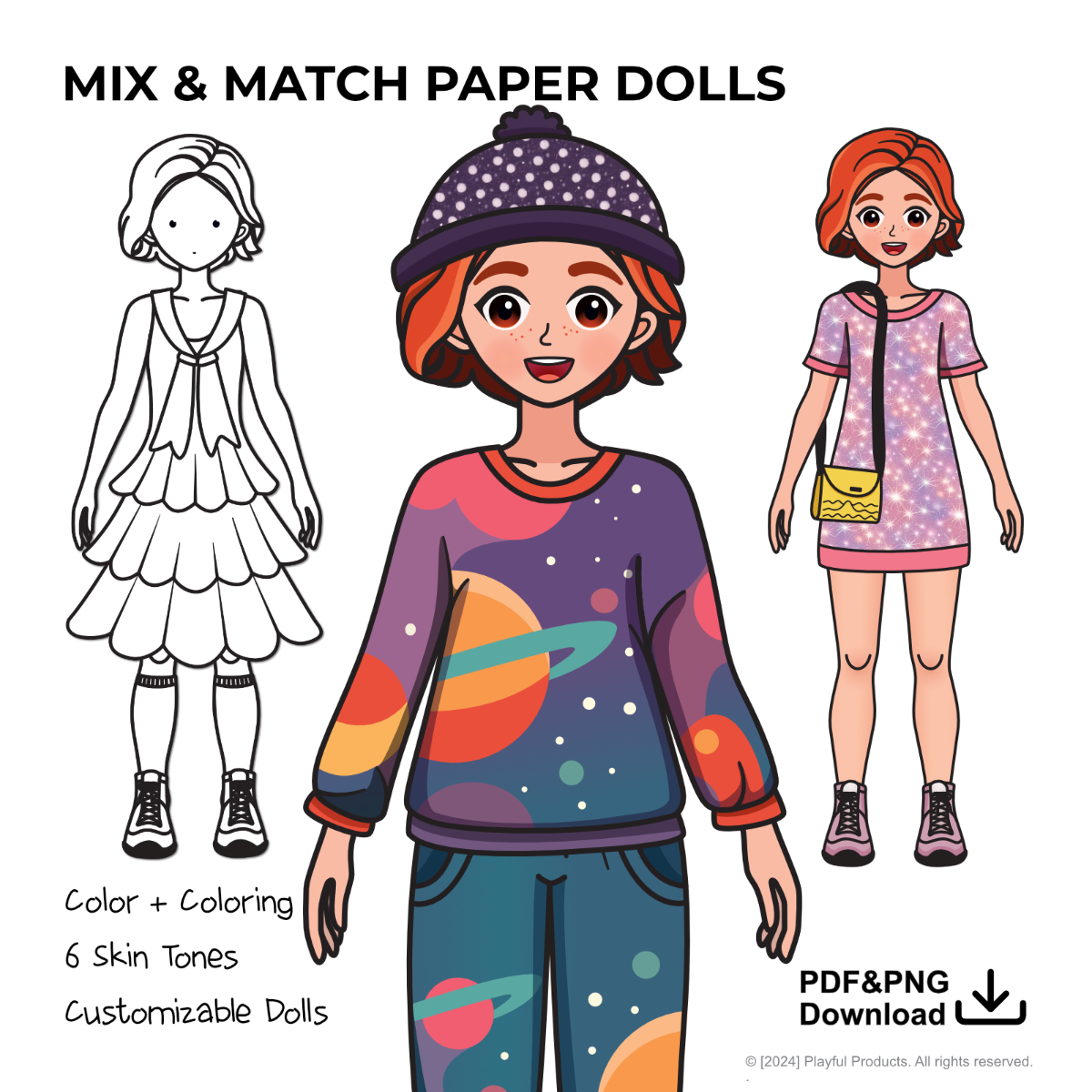 Dream Chasers Paper Dolls