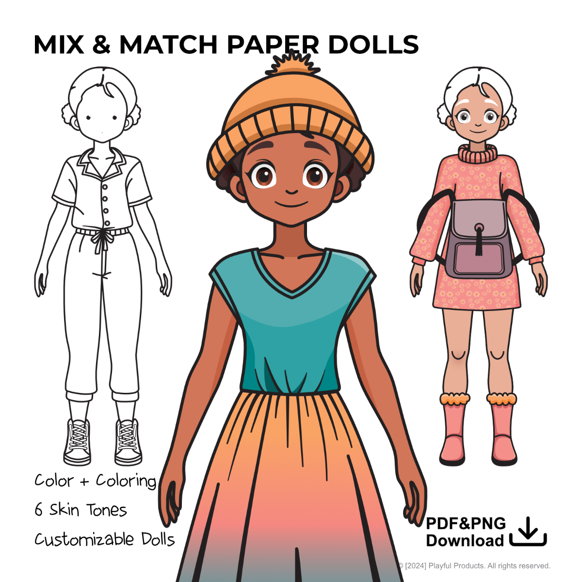 Dream Chasers Paper Dolls