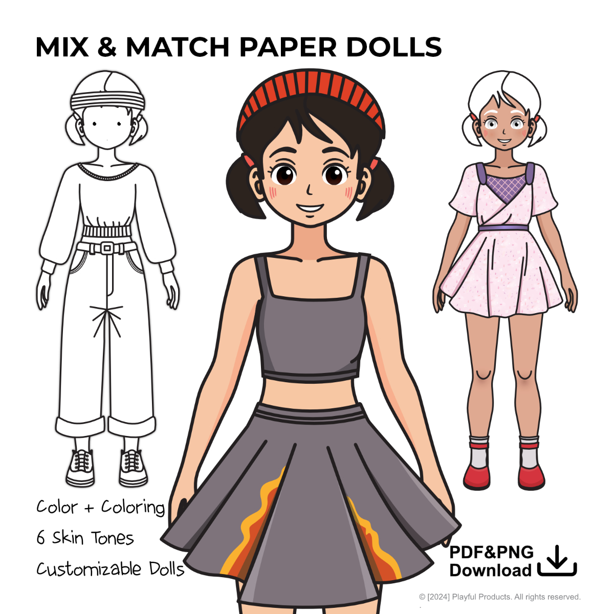 Dream Chasers Paper Dolls