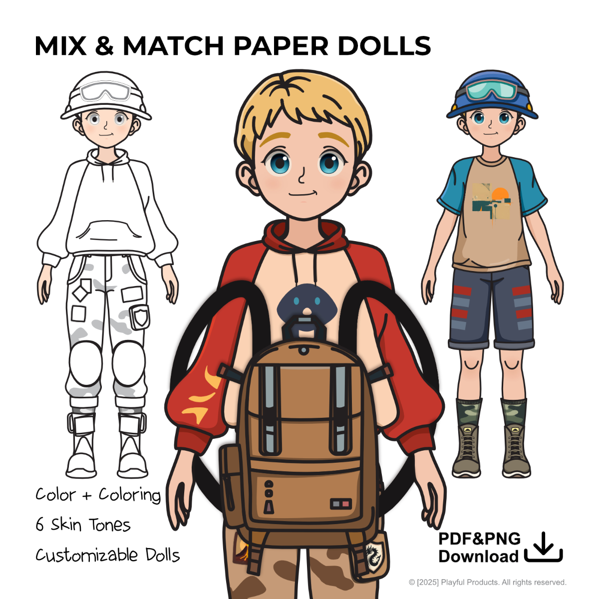 Dream Chasers Paper Dolls