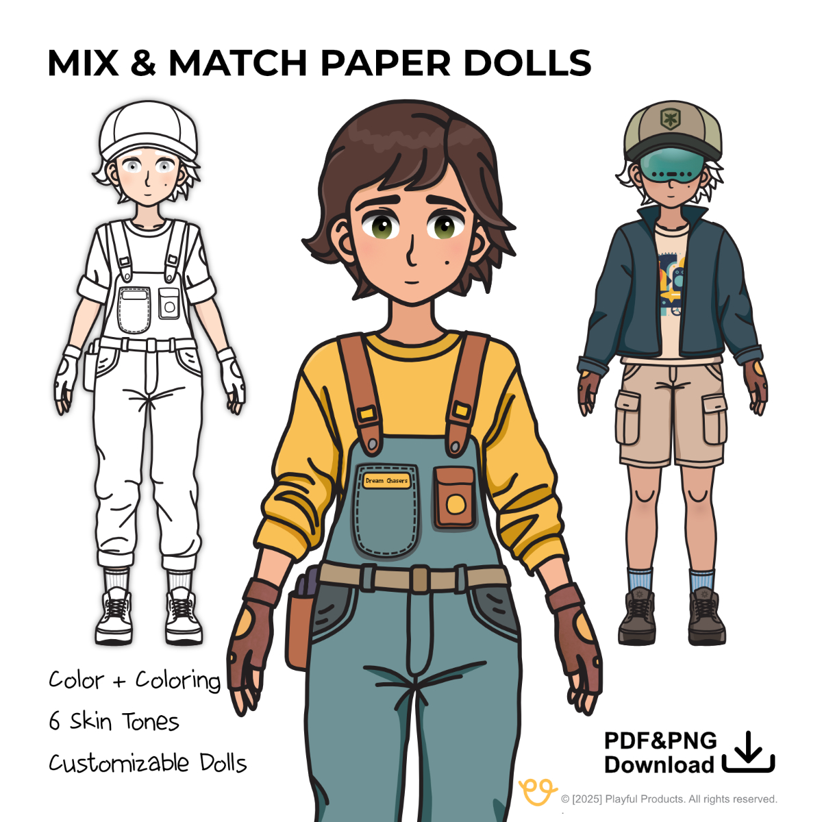 Dream Chasers Paper Dolls